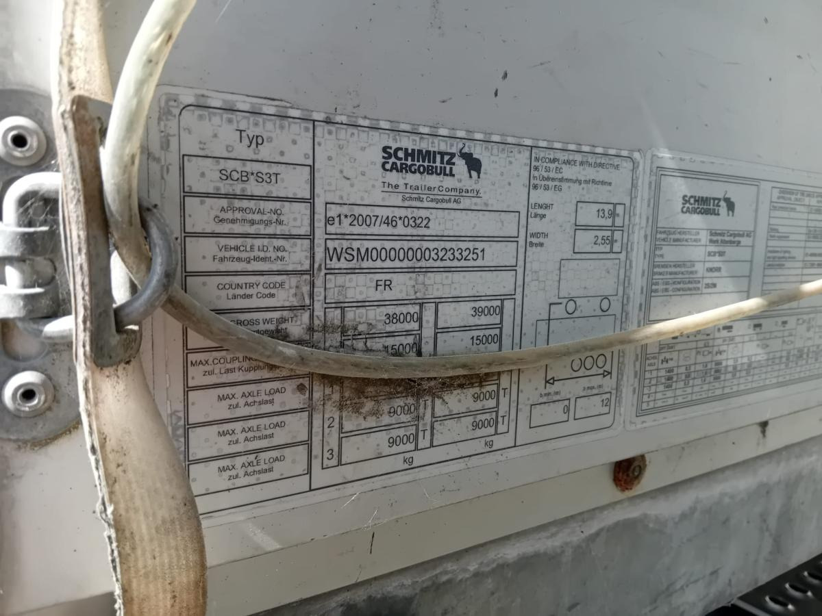 Schuifzeiloplegger Schmitz Cargobull