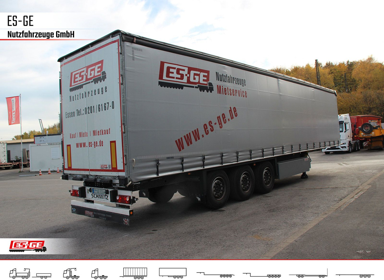 Schuifzeiloplegger Schmitz Cargobull 3-Achs-Sattelanhänger, Cutainsider Universal