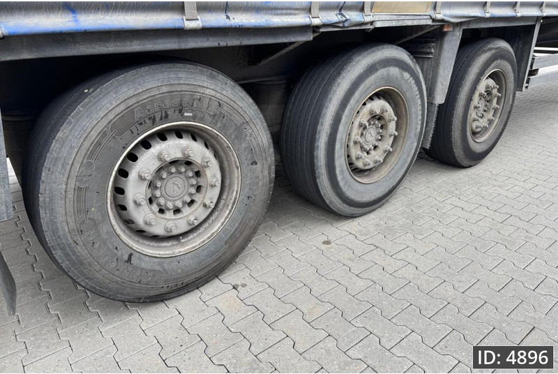 Schuifzeiloplegger Schmitz Cargobull SCB*S3T / Disk brakes / Huckepack