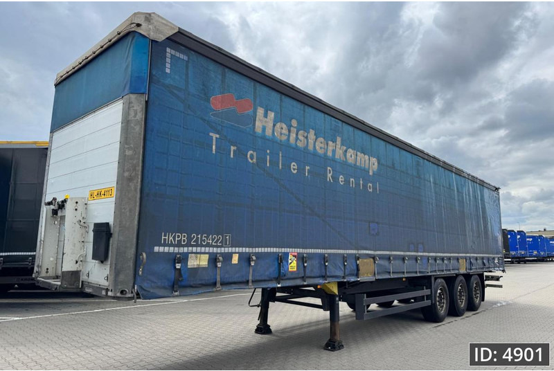 Schuifzeiloplegger Schmitz Cargobull SCB*S3T / Disk brakes / Huckepack