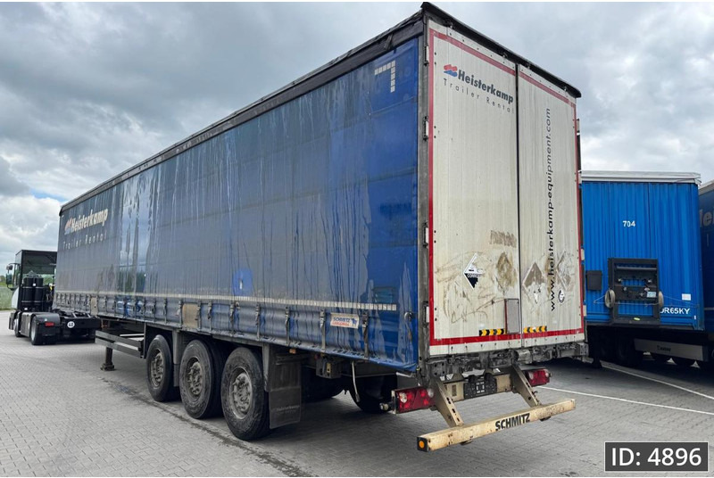 Schuifzeiloplegger Schmitz Cargobull SCB*S3T / Disk brakes / Huckepack