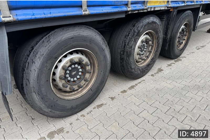 Schuifzeiloplegger Schmitz Cargobull SCB*S3T / Disk brakes / Huckepack