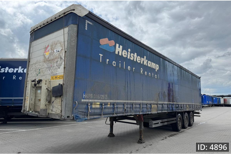 Schuifzeiloplegger Schmitz Cargobull SCB*S3T / Disk brakes / Huckepack