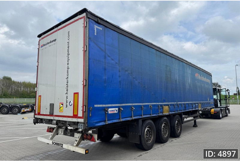 Schuifzeiloplegger Schmitz Cargobull SCB*S3T / Disk brakes / Huckepack