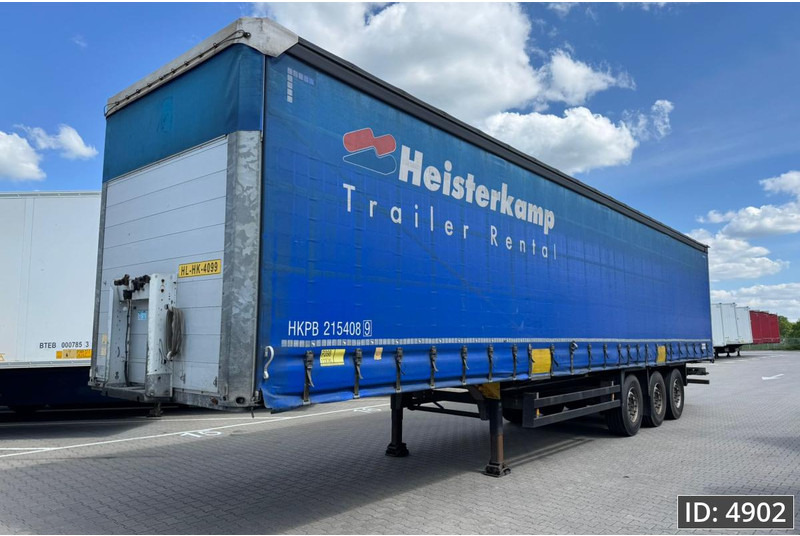 Schuifzeiloplegger Schmitz Cargobull SCB*S3T / Disk brakes / Huckepack