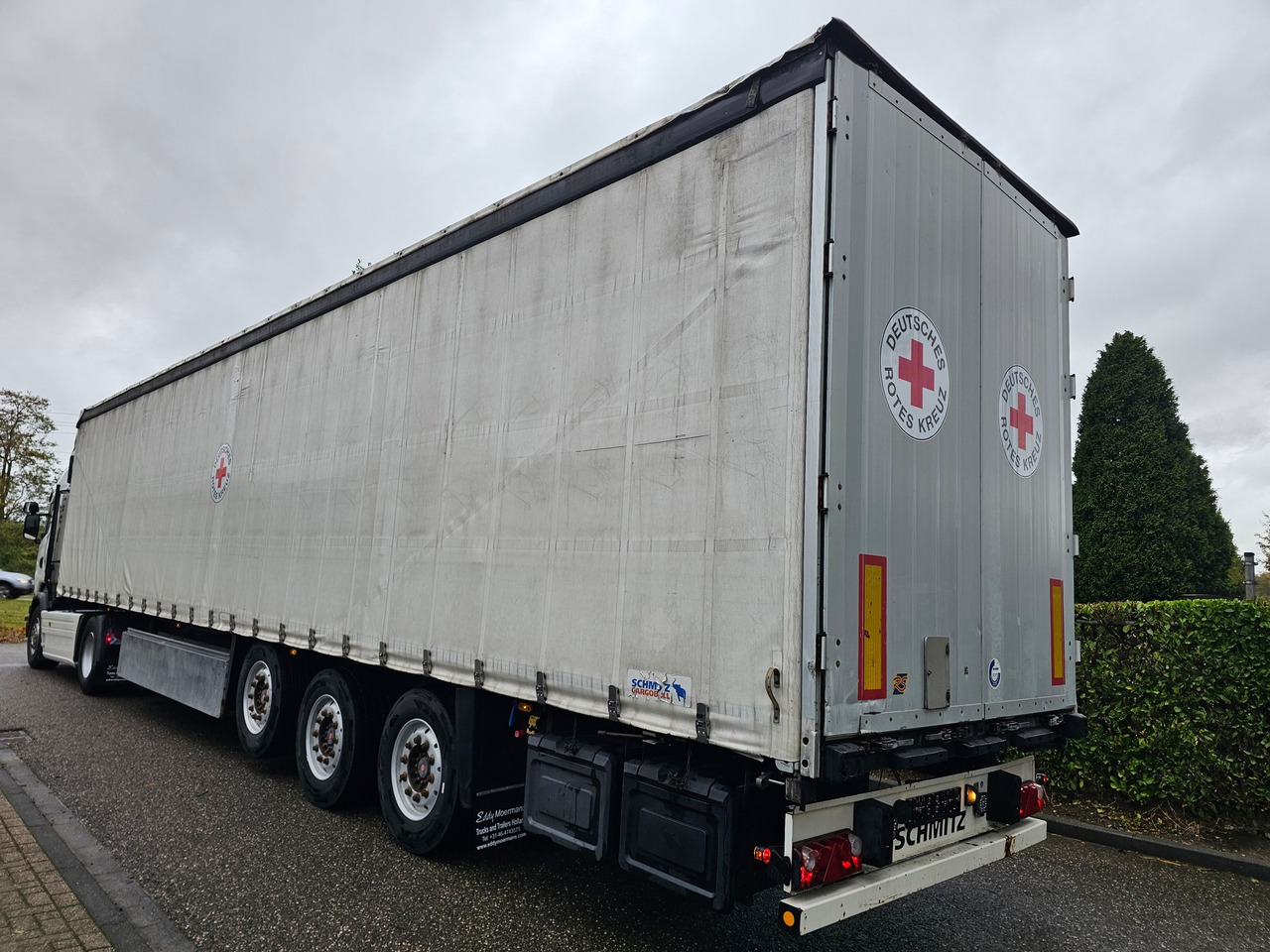 Schuifzeiloplegger Schmitz S01 With New Tyres