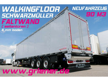 Nieuw Schuifvloer oplegger Schwarzmüller FALTWAND / SEITENTÜREN / 8300 kg LIFT / 6 mm: afbeelding 1