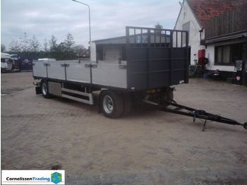Vlakke/ Open oplegger Stas System trailer met containerlocks: afbeelding 1