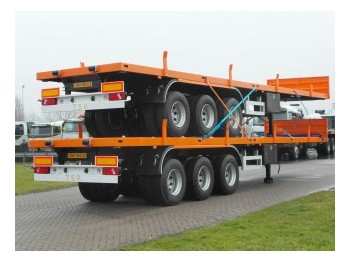 Nieuw Vlakke/ Open oplegger TSR 3-VON-12-18-00 Flatbed | DPX-6700: afbeelding 1