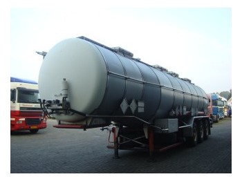 Burg rvs316/ 4compartimenten/33.000ltr - tankoplegger