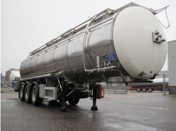 Feldbinder 32.000 L., 4 compartments, Food tank (milk, water, juice, chocolate, oils..) - Tankoplegger