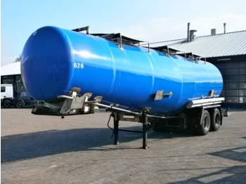 Maisonneuve Chemical tank Inox 31m3 / 3 comp. - Tankoplegger