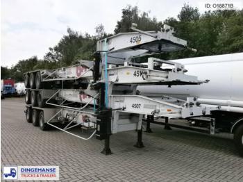 Containertransporter/ Wissellaadbak oplegger Titan Tank container trailer 20 ft. (3 units € 8000): afbeelding 1