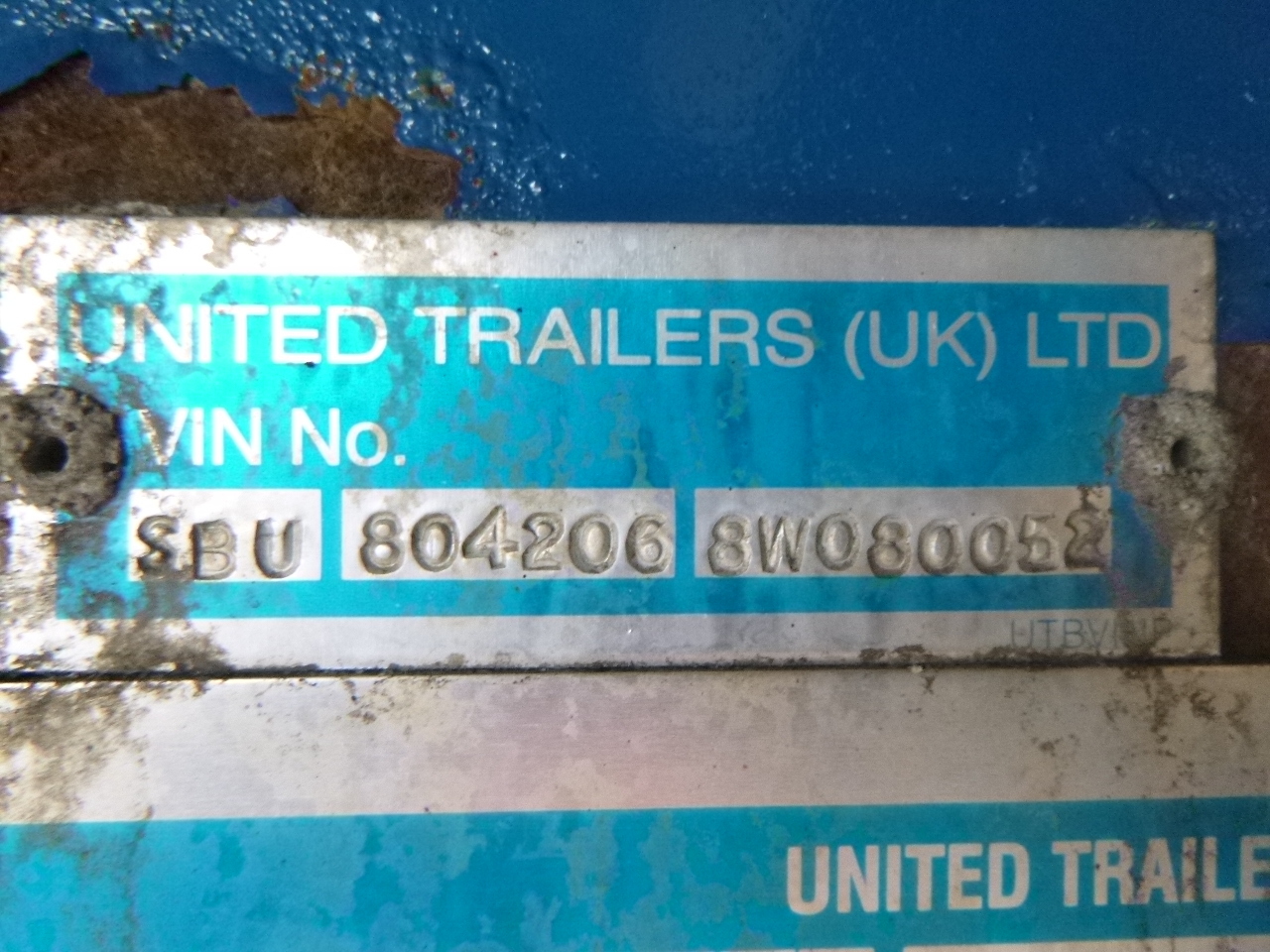 Kipper oplegger United Trailers Tipper trailer alu 52 m3 + tarpaulin: afbeelding 15