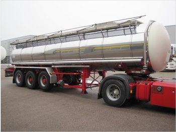 Tankoplegger voor het vervoer van voedsel VOCOL (NL) 22.000 l., 1 comp., lift axle: afbeelding 1