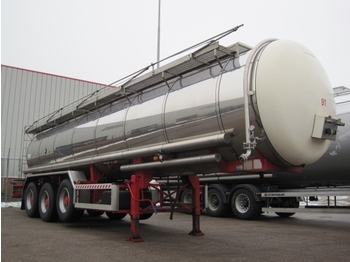 Tankoplegger voor het vervoer van voedsel VOCOL (NL) 22.000 l., 1 comp., lift axle: afbeelding 1