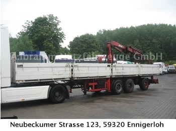 Ackermann PS 24/12,5 E mit MKG 150 und Steinzange - Vlakke/ Open oplegger
