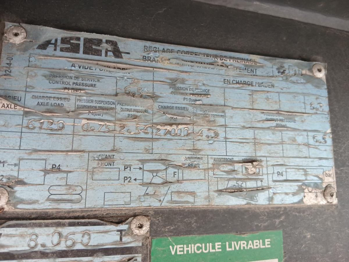 Vlakke/ Open oplegger Asca