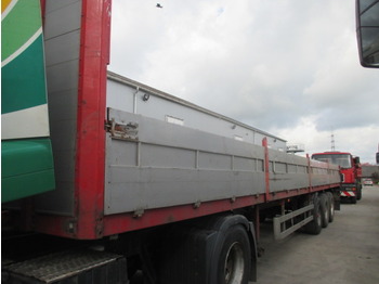 Blumhardt WITH ALU SIDE BORDS / BPW-Axles - Vlakke/ Open oplegger