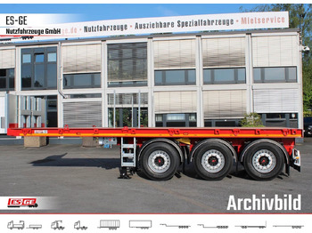 Vlakke/ Open oplegger  ES-GE 3-Achs-Ballastauflieger