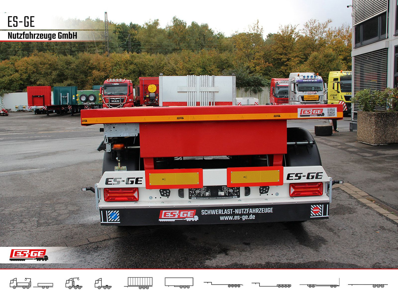 Vlakke/ Open oplegger ES-GE 3-Achs-Ballastauflieger