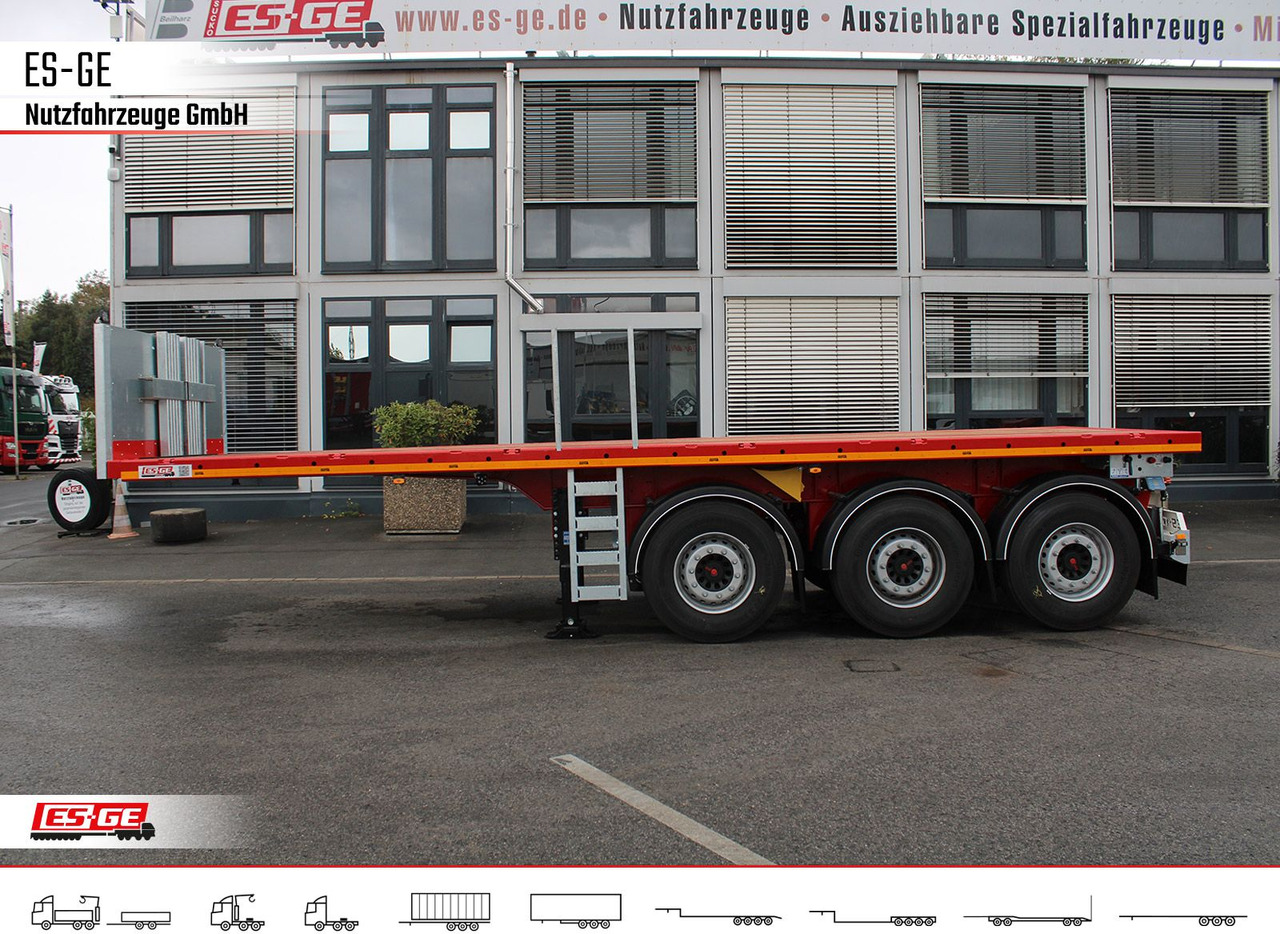 Vlakke/ Open oplegger ES-GE 3-Achs-Ballastauflieger