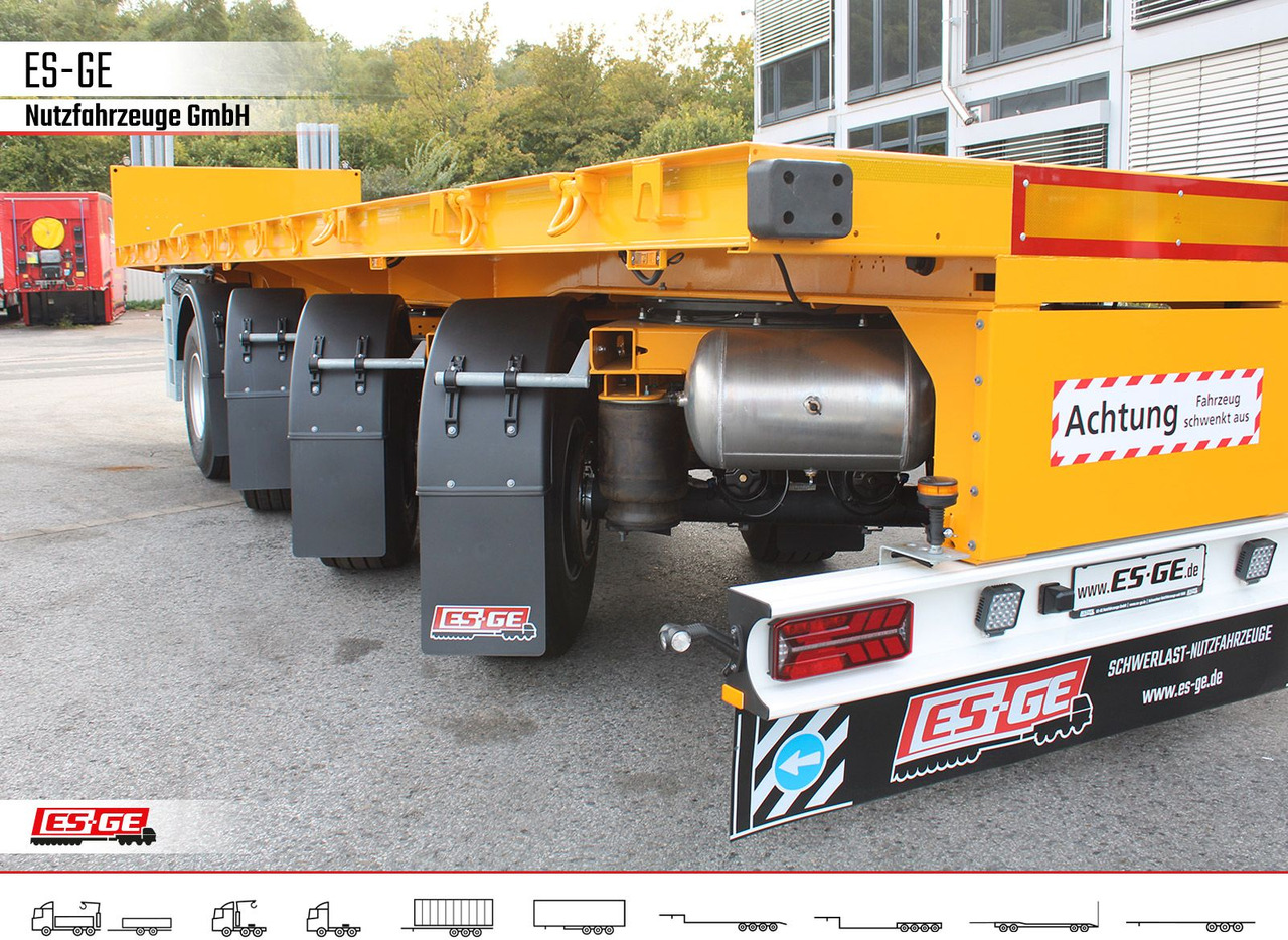 Vlakke/ Open oplegger ES-GE 4-Achs-Ballastauflieger