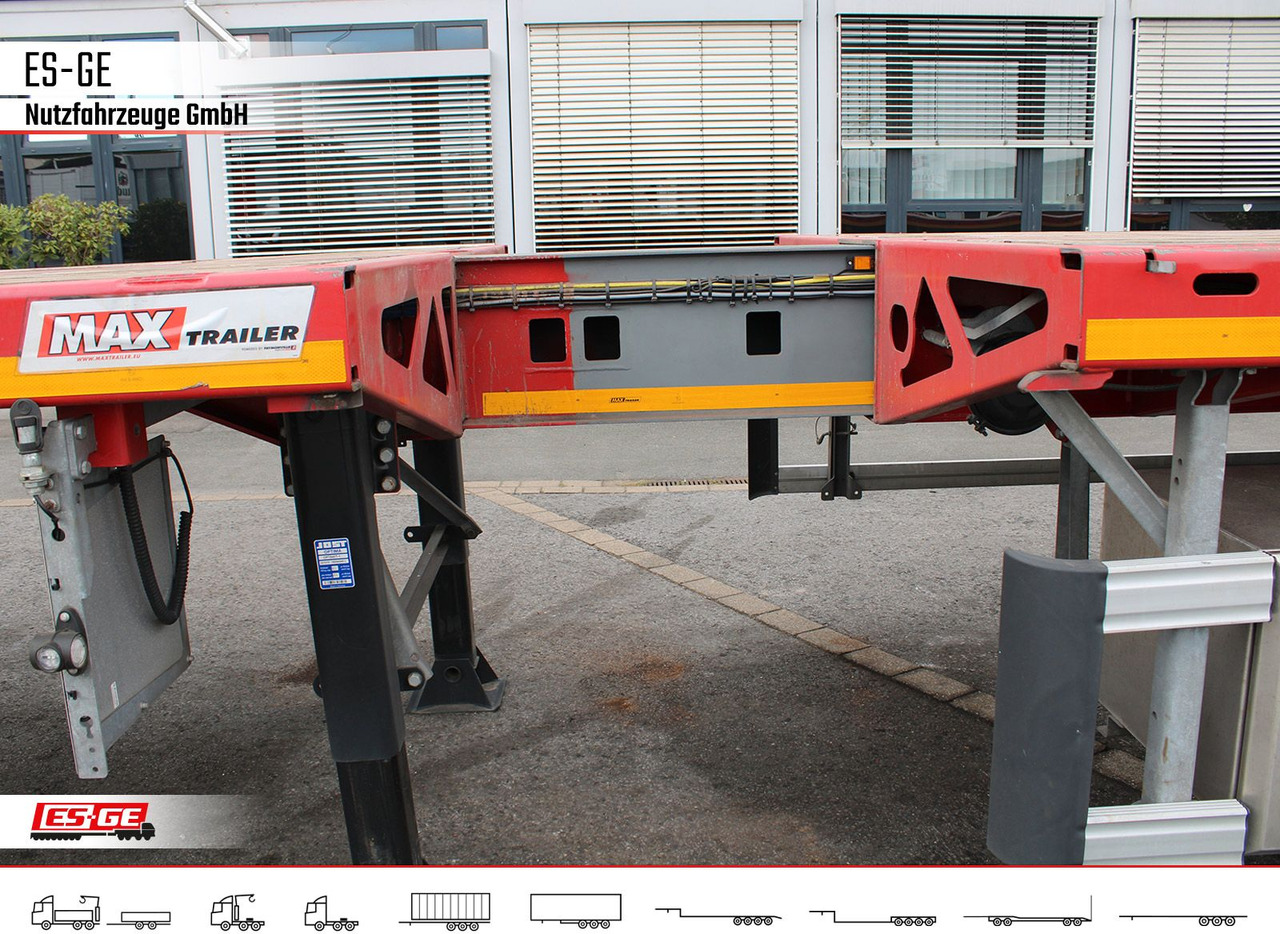 Vlakke/ Open oplegger Faymonville MAX Trailer MAX210 Telesattel