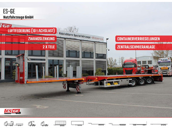 Vlakke/ Open oplegger  Faymonville Telemax Megatrailer - doppelt teleskopierbar