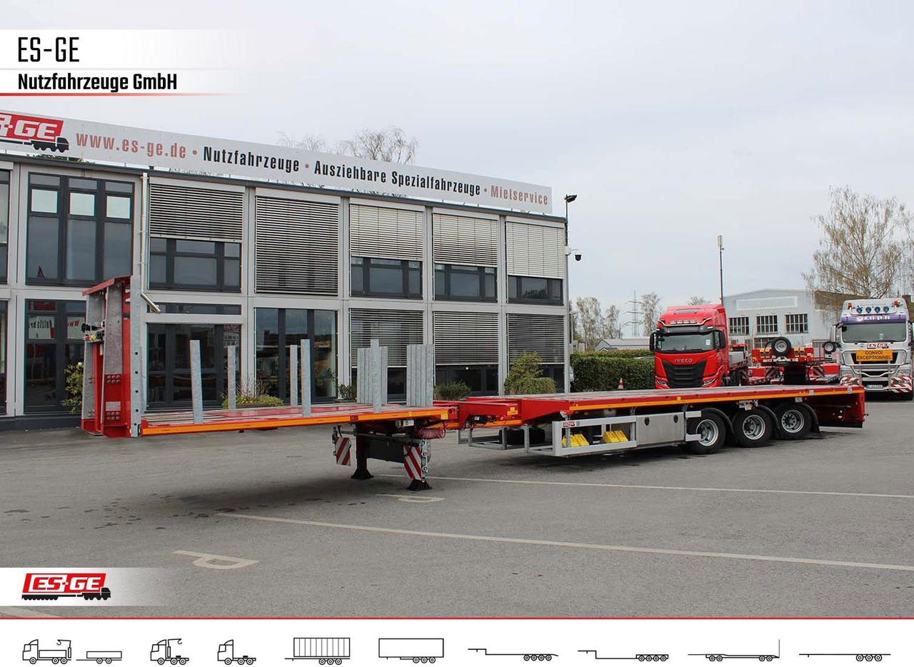 Vlakke/ Open oplegger Faymonville Telemax Megatrailer - doppelt teleskopierbar