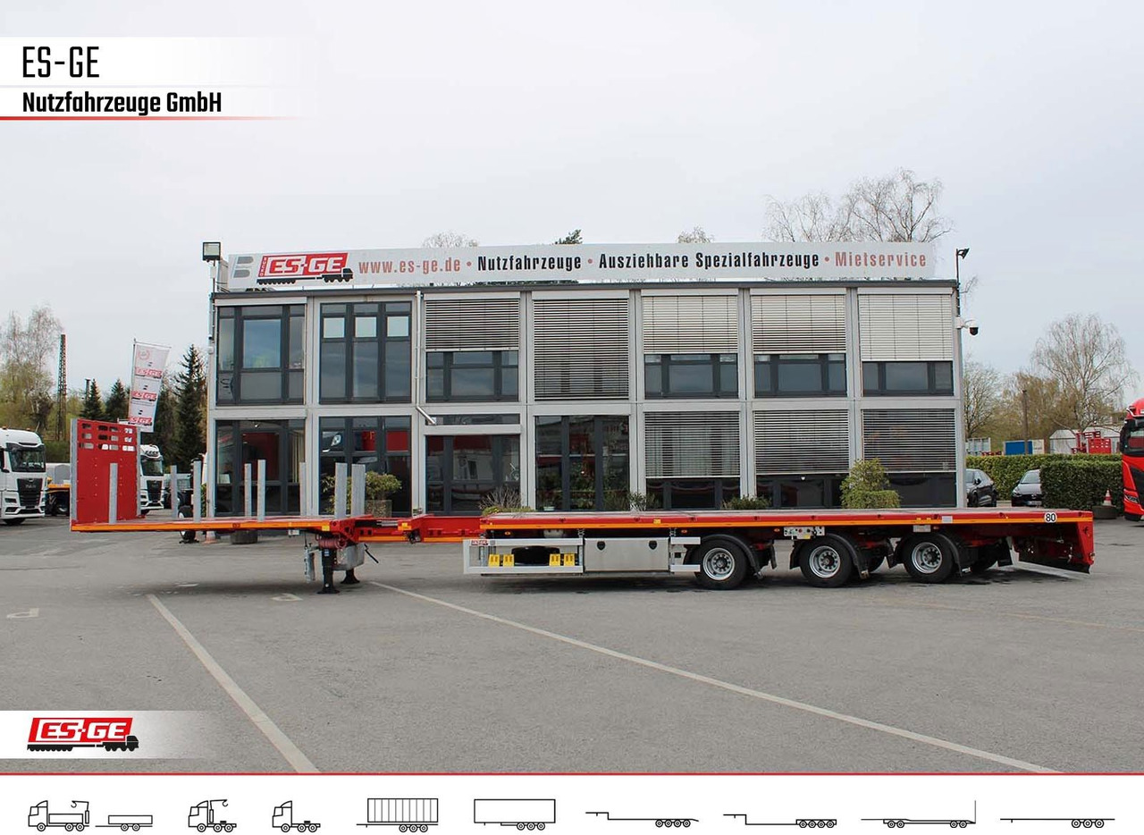 Vlakke/ Open oplegger Faymonville Telemax Megatrailer - doppelt teleskopierbar