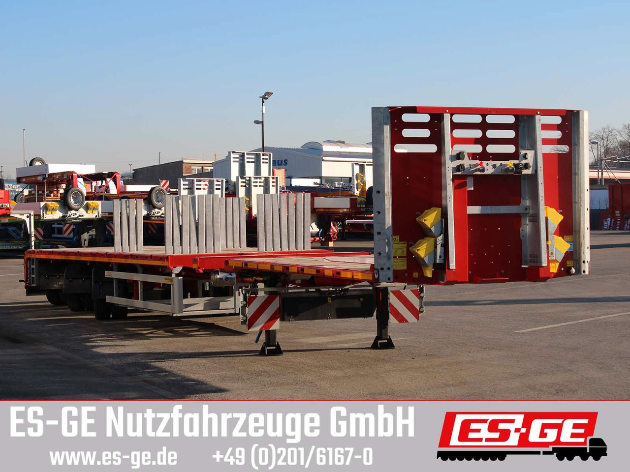 Vlakke/ Open oplegger Faymonville Telemax Megatrailer - hydr. gelenkt