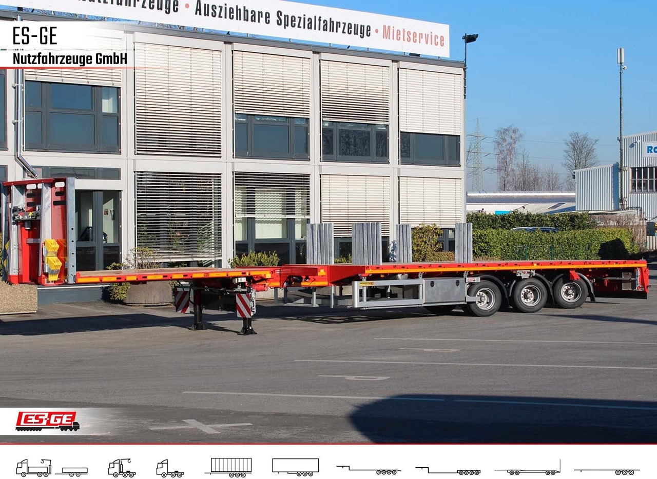 Vlakke/ Open oplegger Faymonville Telemax Megatrailer - hydr. gelenkt