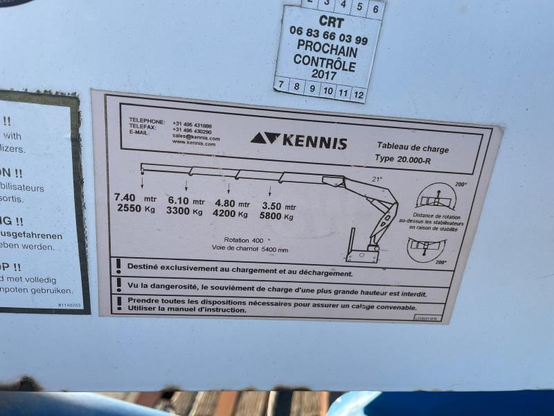 Vlakke/ Open oplegger Fruehauf