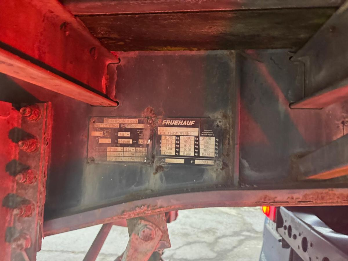 Vlakke/ Open oplegger Fruehauf