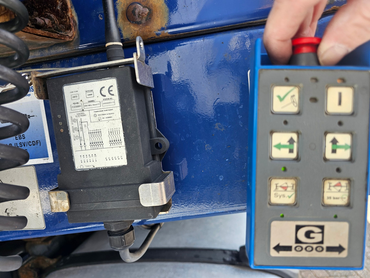 Vlakke/ Open oplegger Goldhofer SPZ-DL 5-61/80 A Ballast / Platform