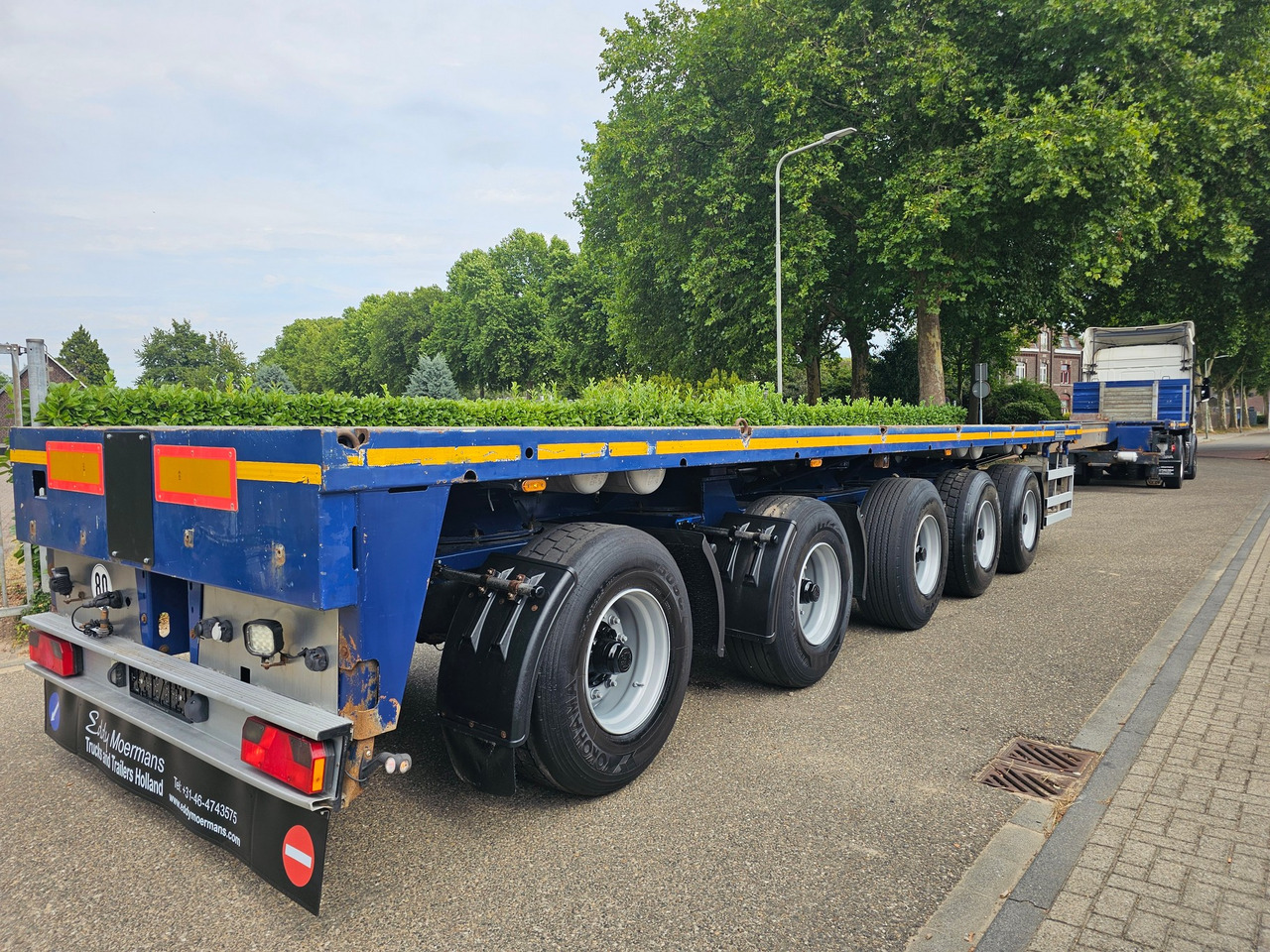 Vlakke/ Open oplegger Goldhofer SPZ-DL 5-61/80 A Ballast / Platform
