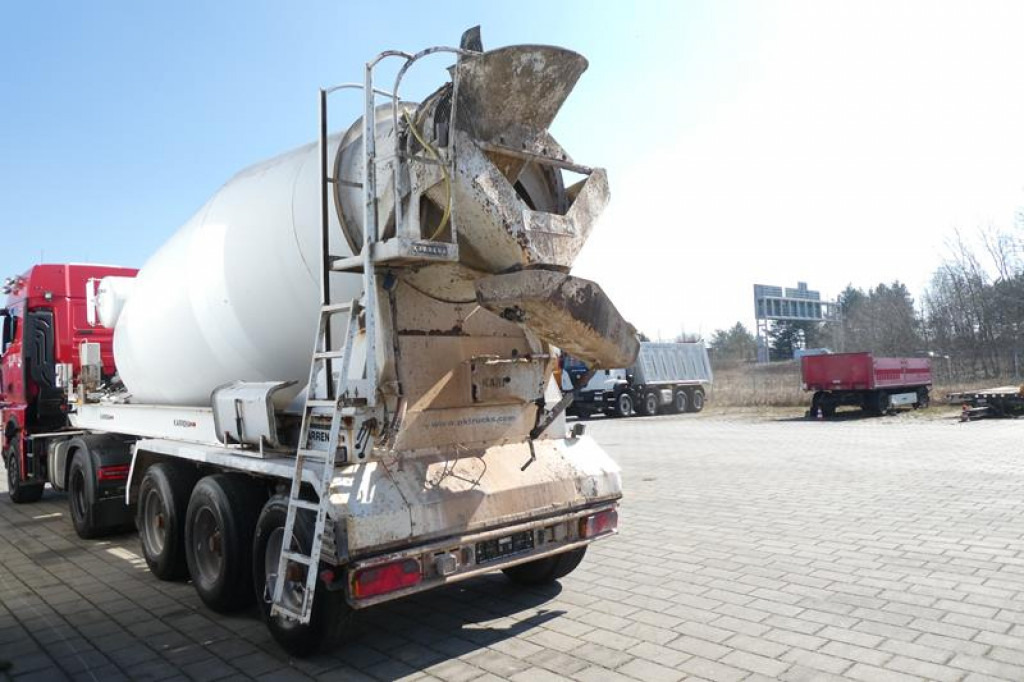 Vlakke/ Open oplegger HOENKHAUS Betonmischauflieger Auflieger