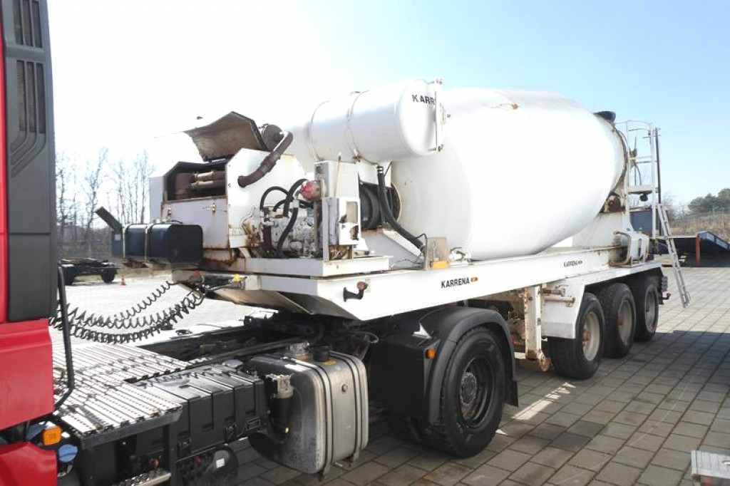 Vlakke/ Open oplegger HOENKHAUS Betonmischauflieger Auflieger