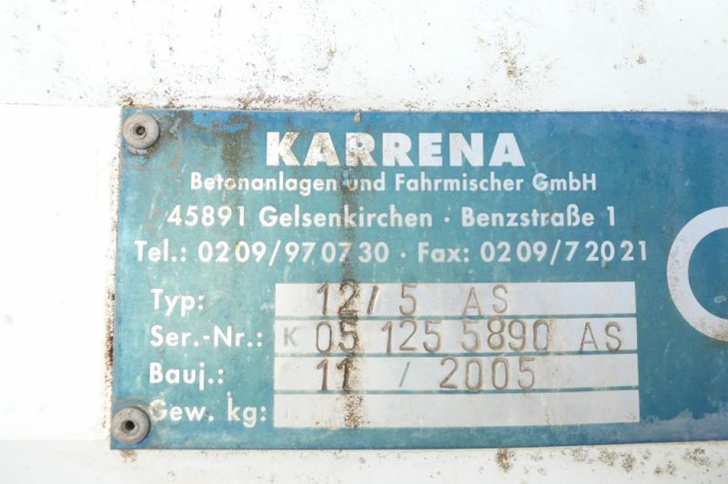 Vlakke/ Open oplegger HOENKHAUS Betonmischauflieger Auflieger