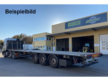 Vlakke/ Open oplegger HeavyTrailer 3-Achs-Plateau