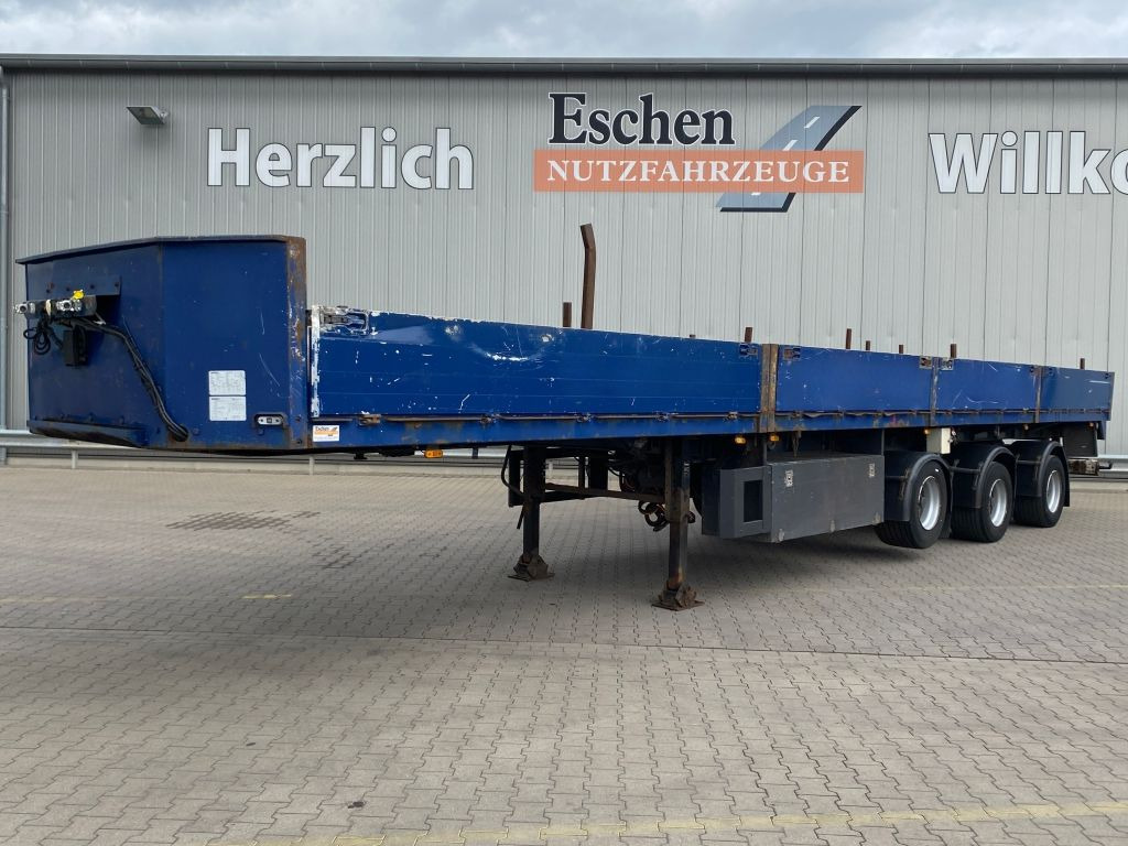 Vlakke/ Open oplegger Janzen | ausziehbar*2+3 Achse gelenkt*Luft-Lift