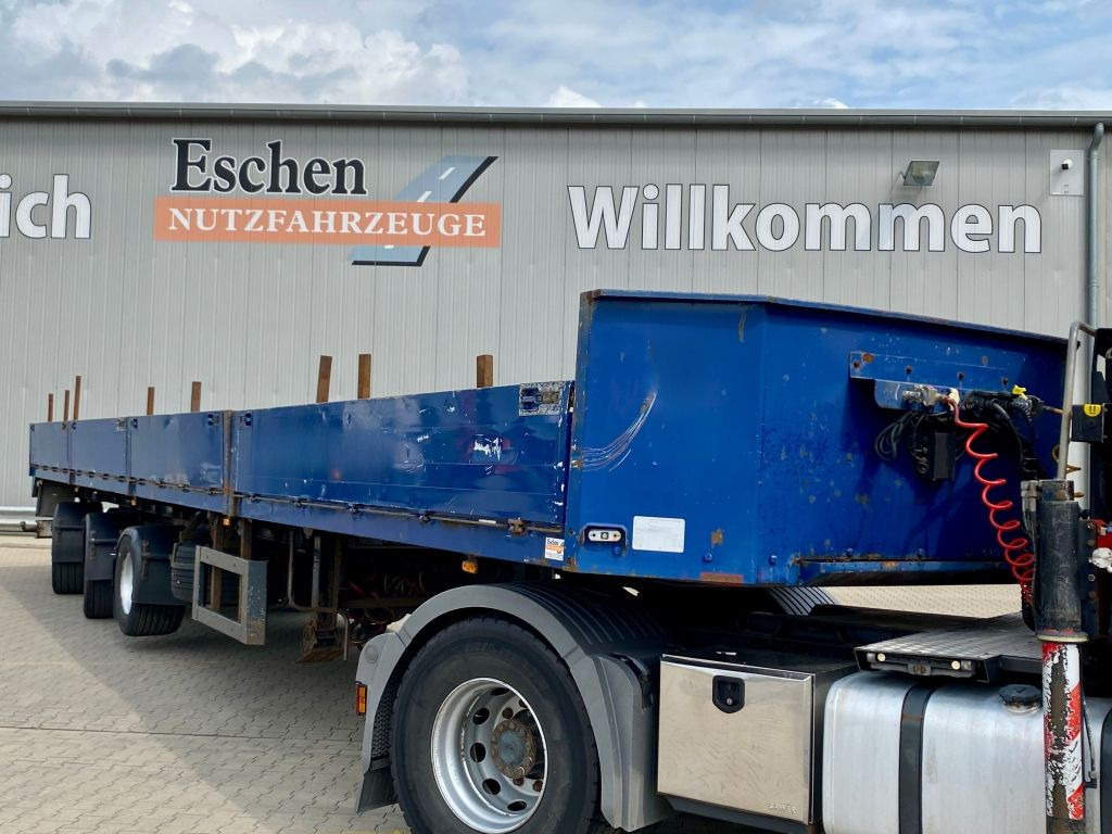 Vlakke/ Open oplegger Janzen | ausziehbar*2+3 Achse gelenkt*Luft-Lift