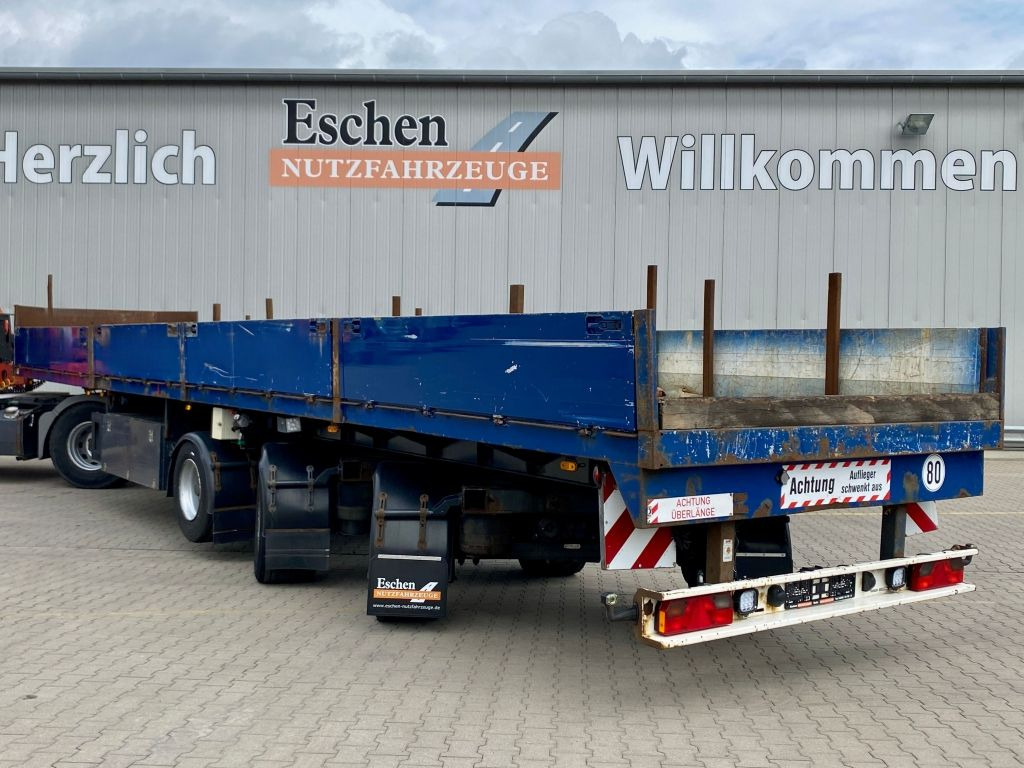 Vlakke/ Open oplegger Janzen | ausziehbar*2+3 Achse gelenkt*Luft-Lift