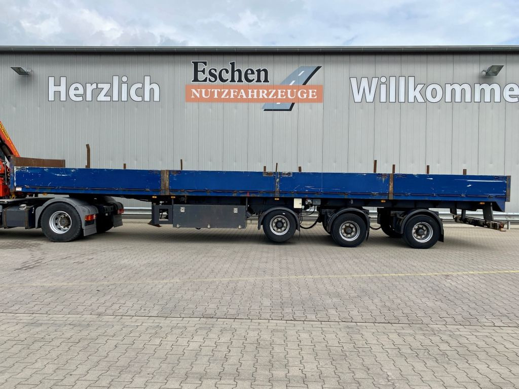 Vlakke/ Open oplegger Janzen | ausziehbar*2+3 Achse gelenkt*Luft-Lift
