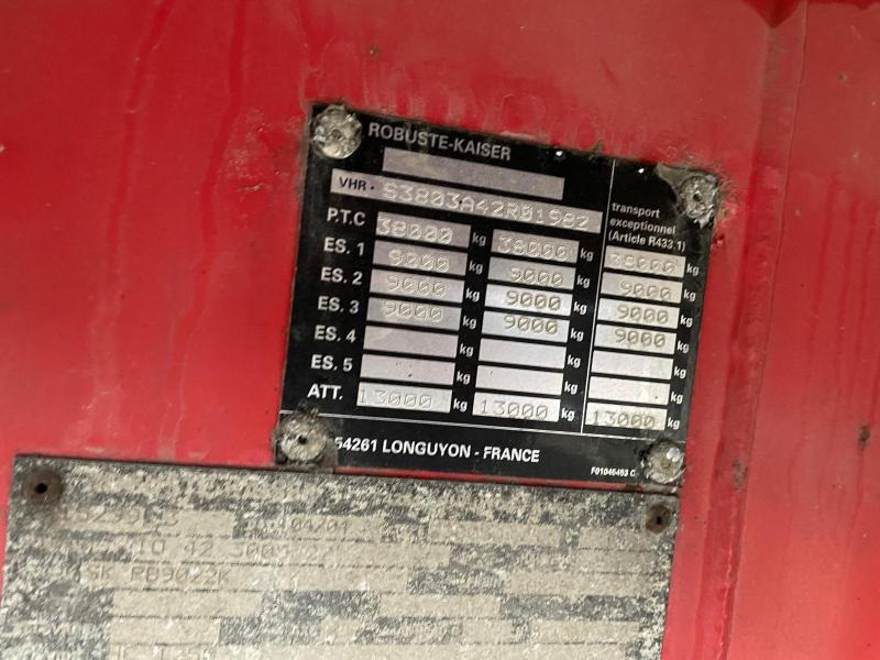 Vlakke/ Open oplegger Kaiser