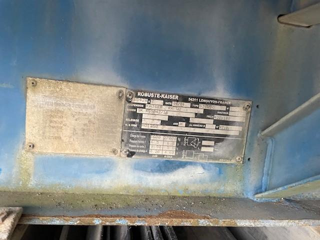 Vlakke/ Open oplegger Kaiser