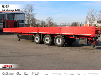 Vlakke/ Open oplegger  Kögel Multi Chassis, verstärkt, Bordwände