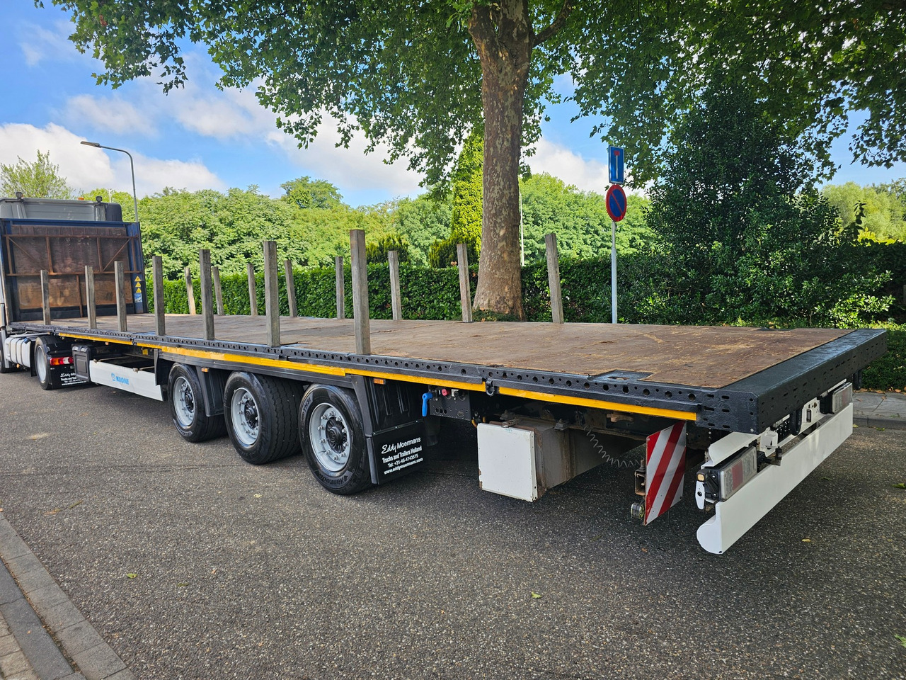 Vlakke/ Open oplegger Krone SD Mega With Twistlocks