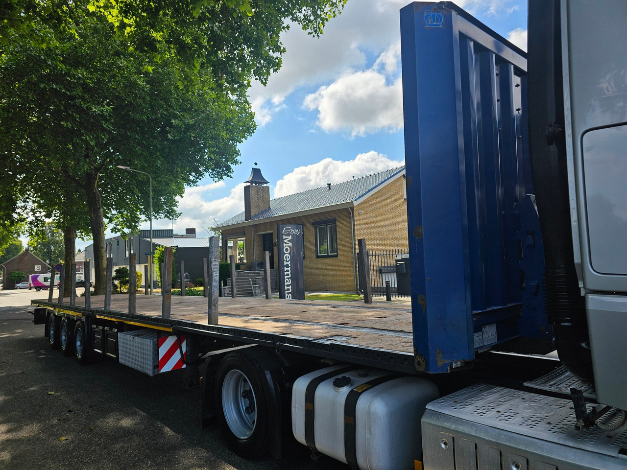 Vlakke/ Open oplegger Krone SD Mega With Twistlocks